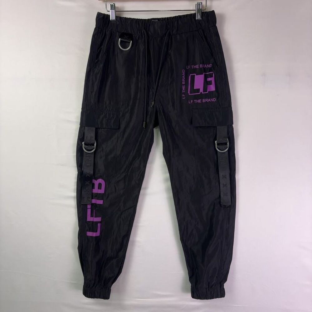 LF The Brand High-Waisted Cargo Parachute Jogger Pants